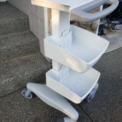 Mortara Burdick ECG Deluxe Cart w Locking Wheels  XCR000001A