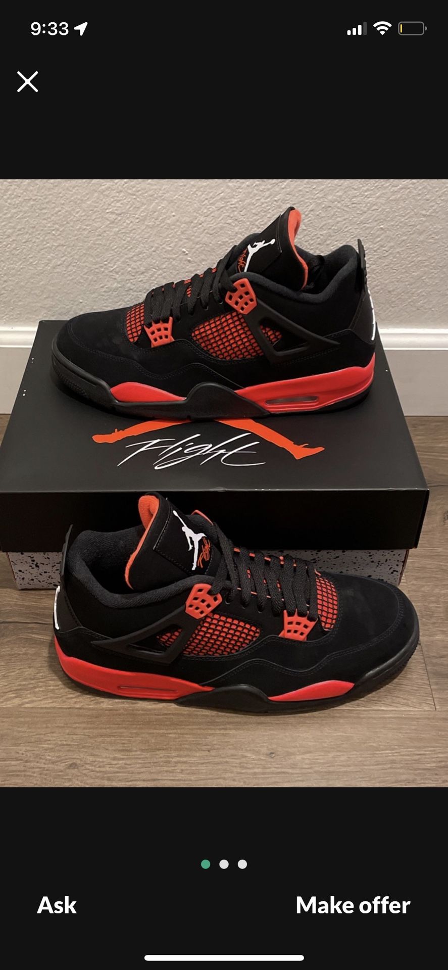 Air Jordan 4 retro Size 10.5