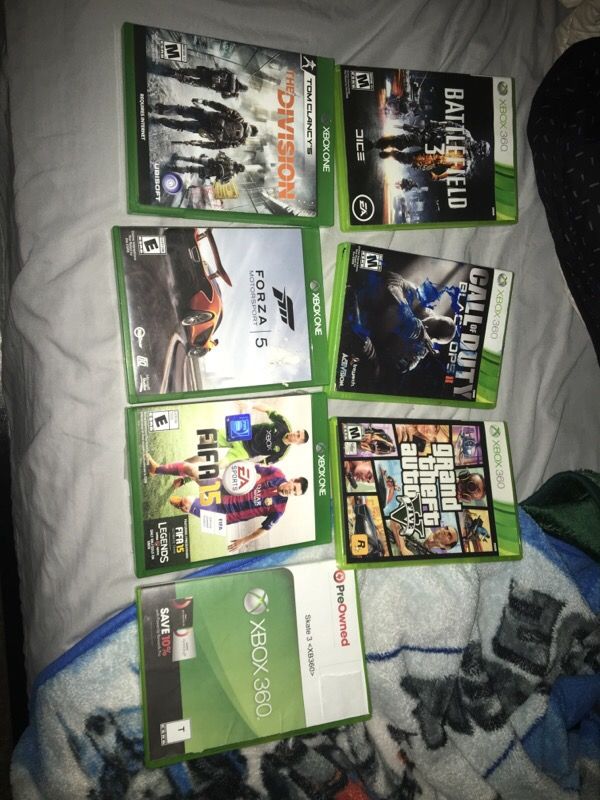 Xbox one Xbox 360 games