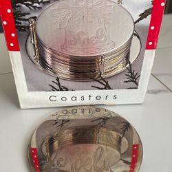 Christmas Coasters Set Of 6