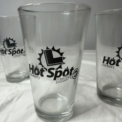 California Lottery “Hot Spot” Pint Glasses – Set of 4