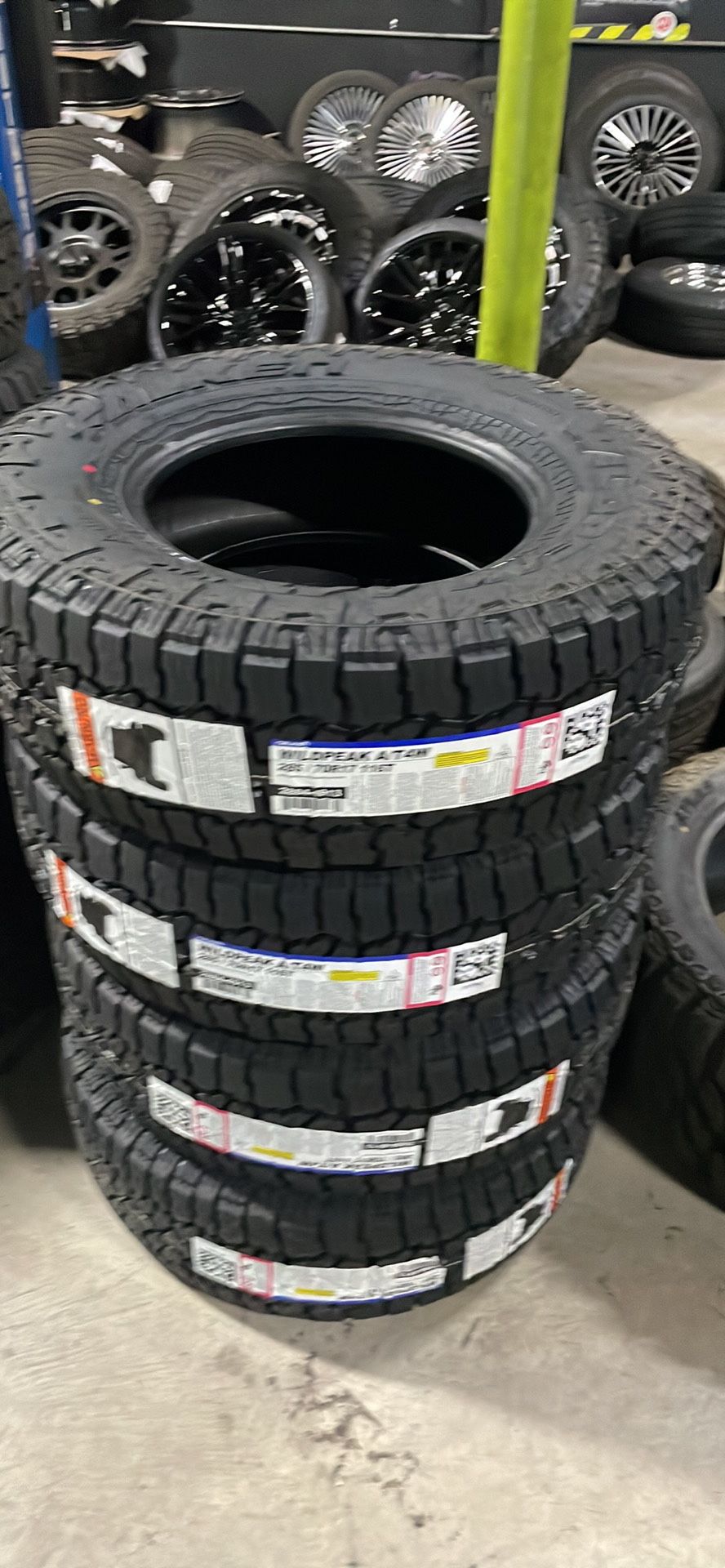 285-70-17 FALKEN AT4 All Terrain Tires installed (4) New 50,000 Mile Warranty-We Finance
