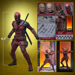 Deadpool (Battling Version) Sixth Scale Figure by Hot Toys