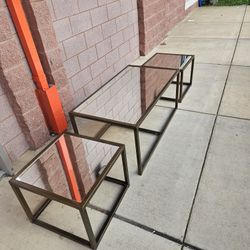 Ceter Table & End Table Glass Top 