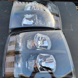 07-13 Chevrolet Silverado Headlights Luces Micas Calaveras Faros Faroles Chevy