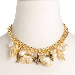 NEW Kurt Geiger Shells Pearl Necklace
