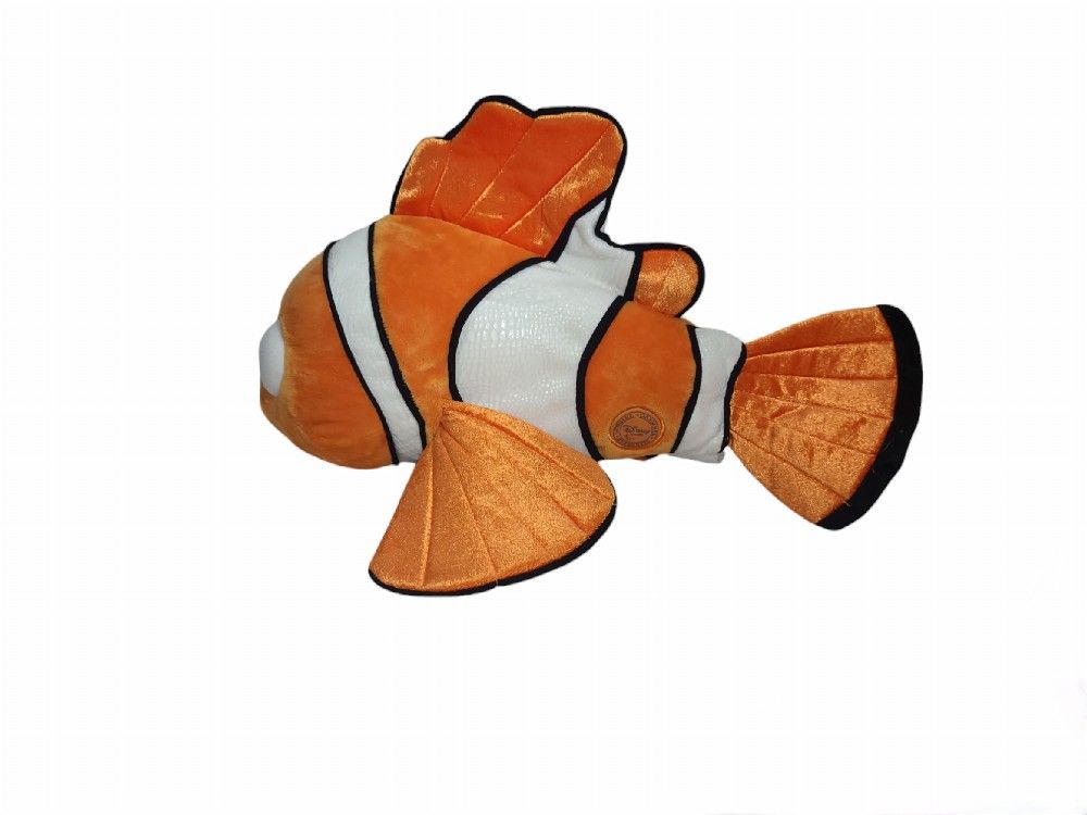 Disney Store Authentic Original Finding Nemo Plush Clown Fish 18" L Stuffed Toy