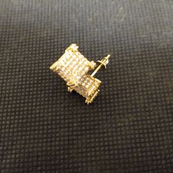 Square Diamond Earrings