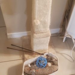Cat Tower And Toys