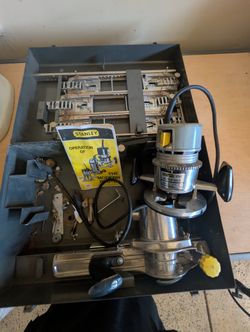 Vintage Stanley Router Kit with Dovetail Jig – USA Made