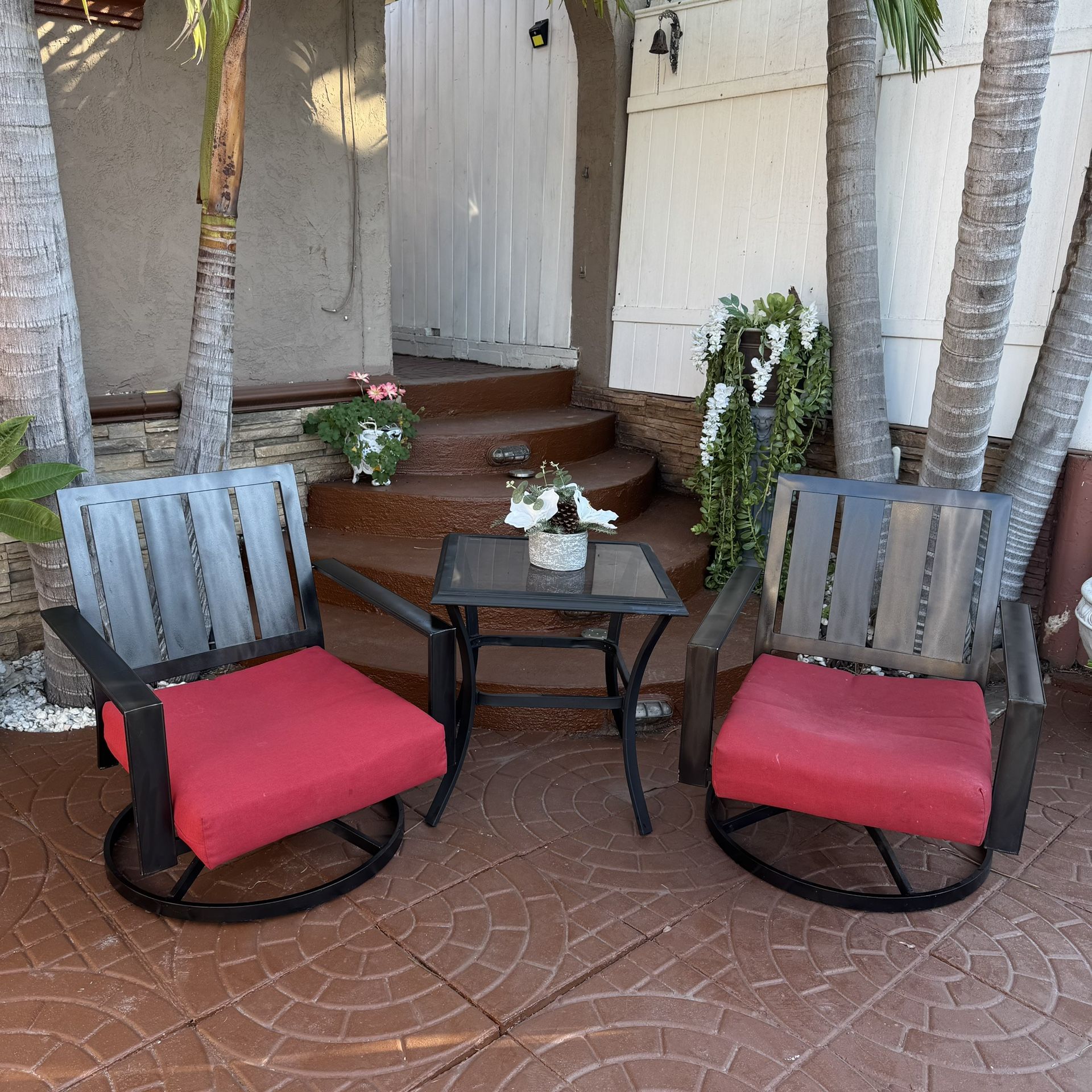 Bistro Patio Set 3 Pieces Outdoor Furniture π΄π΄