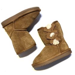 Koolaburra by UGG Victoria Short Chestnut Boots US Size 8 (kid)
