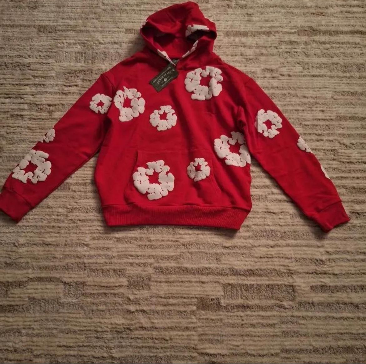 Red Denim Tears Cotton Wreath Hoodie *ONLY SHIPPING*