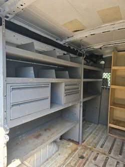 Commercial Cargo Van Shelving Set – Heavy Duty Steel Storage Racks