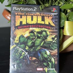 The Incredible Hulk Ultimate Destruction PS2 