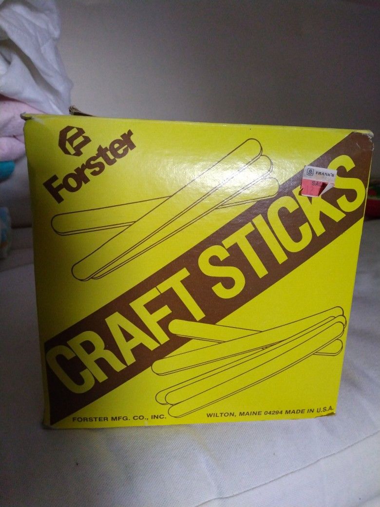 Box Of Craft/Popsicle Sticks
