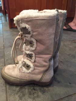 Nine West suede little girls boots -Size 12T