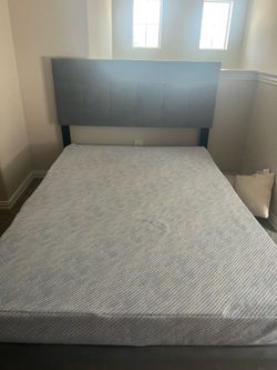 Full size bed with headboard