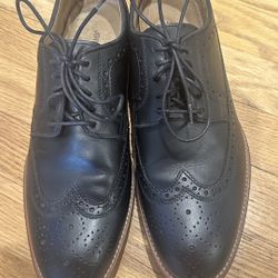 Johnson & Murphy Men’s Oxford Dress Shoes – Black Leather, Size 8.5