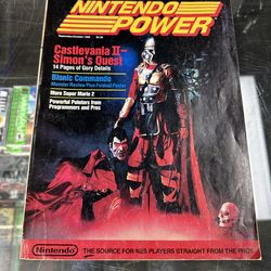 Nintendo Power #2 Castlevania Magazine $150 Gamehogs 11am-7pm