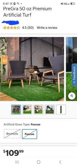 Pegra Artifical Turf 6' X 8'