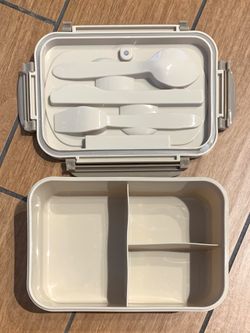 Beige Bento Lunchbox