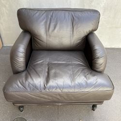 IKEA Stocksund Faux-leather Armchairs