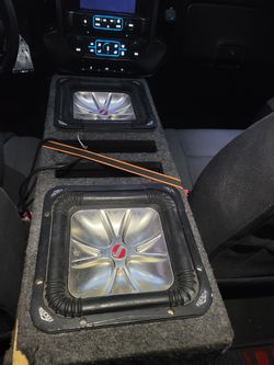 2 subwoofer Kicker L5   jalan vien pero las bendo por que no tengo espasio $100