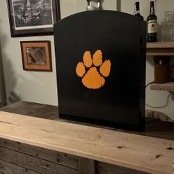 Clemson Tigers Cork Dart Board 