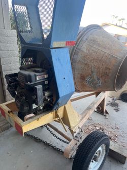Cement, mixer, gas powered