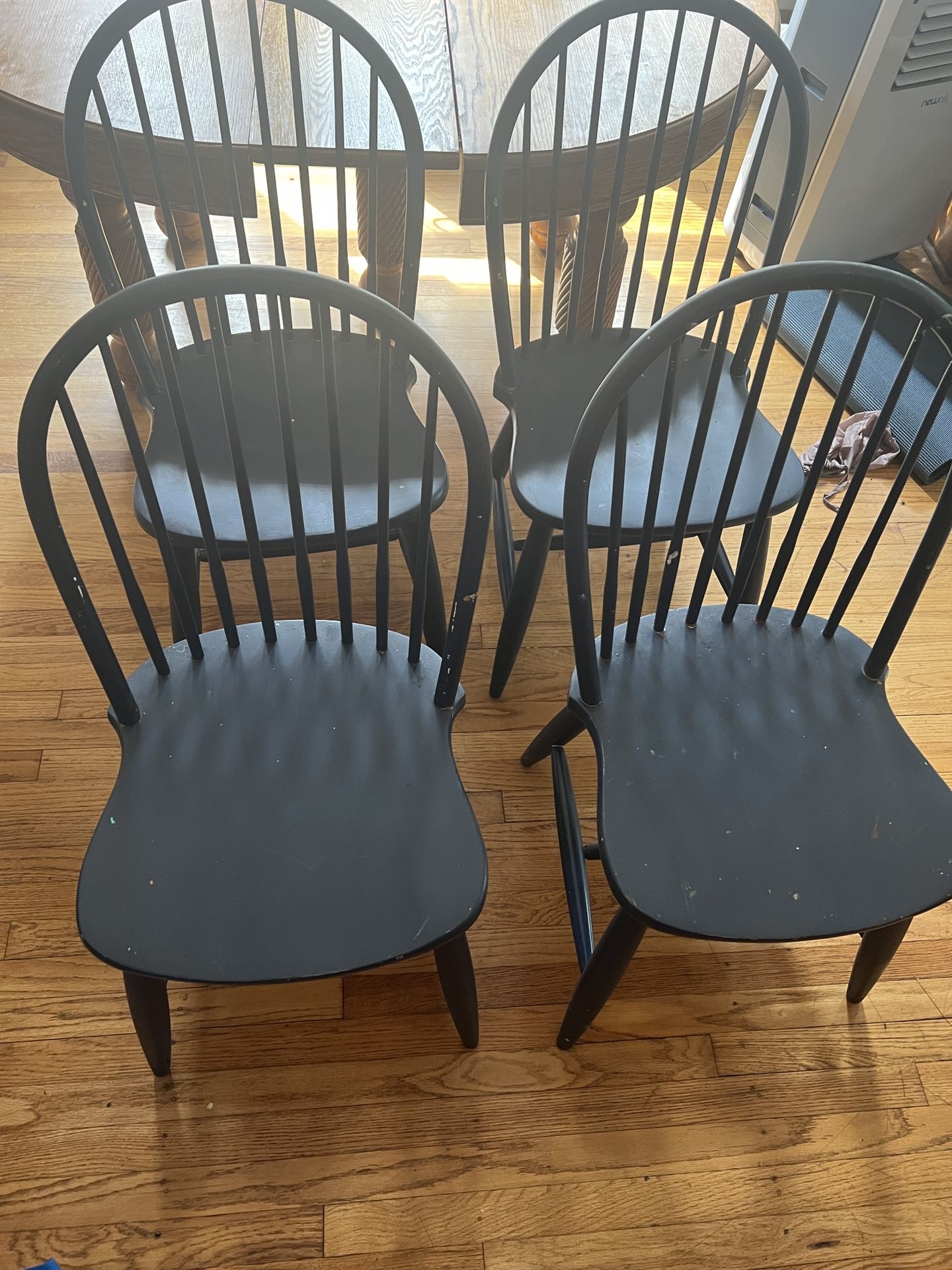 4 Wooden Dining Chairs