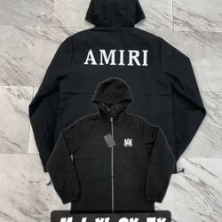 Black Amiri Windbreaker 