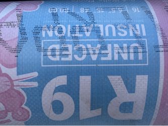 R19 unfaced insulation