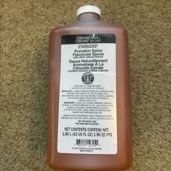 Starbucks Pumpkin Sauce