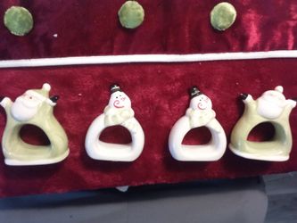 Snowmen Napkin Holder