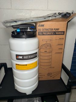 EWK 15L Pneumatic/Manual Oil Extractor Pump