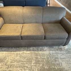 Brown sofa bed