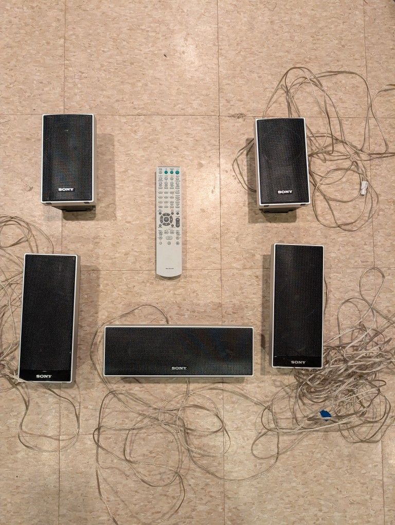 Sony Home Theater Surround Sound 5 Speaker SS-TS71 SS-TS72 SS-CT71