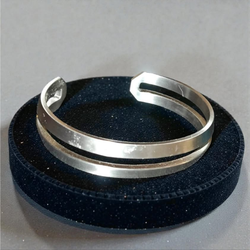 Tiffany & Co. Men's Paloma Picasso Steel Cuff 7.5" Unisex