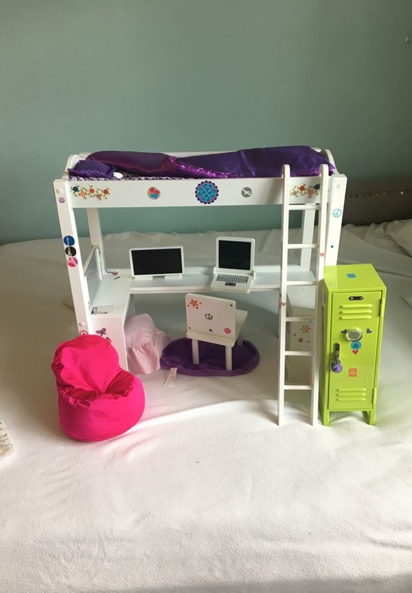 Journey Girl 18 Doll Bedroom Set And American Locker For In Virginia Beach Va Offerup