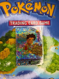 Holographic Pokémon Brock Sandslash Prism Trainer Sticker Card