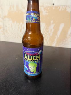 5x Roswell Alien Amber Bottles 5 of them