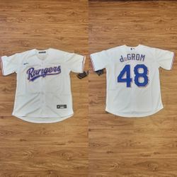 Texas Rangers Jacob deGrom Baseball Jersey 