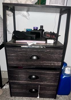 Side table with storage