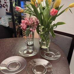 Glass Tea Plates