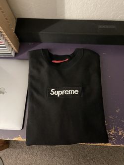 Supreme Box Logo “Black” Crewneck XL