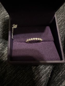 Natural diamond wedding band 1/2CTTW 14K gold