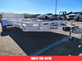 2024 Aluma 15X78 Sngl Axle, Eb, Bftg, Slotted Rail