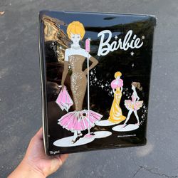 Vintage Barbie Storage Case Black