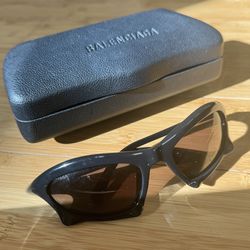 Balenciaga bat rectangle sunglasses 
